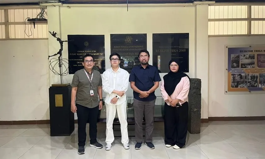 Mahasiswa Sains Data Universitas Nusa Mandiri Terlibat Riset BRIN soal Optimasi Dekomisioning Reaktor