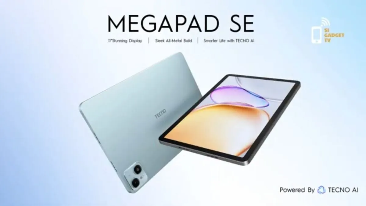 Tecno Megapad SE Meluncur di Indonesia, Tablet 11 Inci dengan Fitur AI di Harga Rp2,3 Jutaan