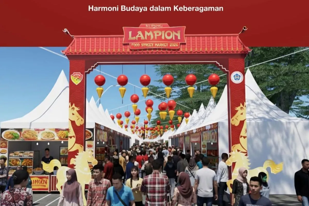 Kupang Lampion Food Street Market 2026 Targetkan Libatkan 70–80 UMKM