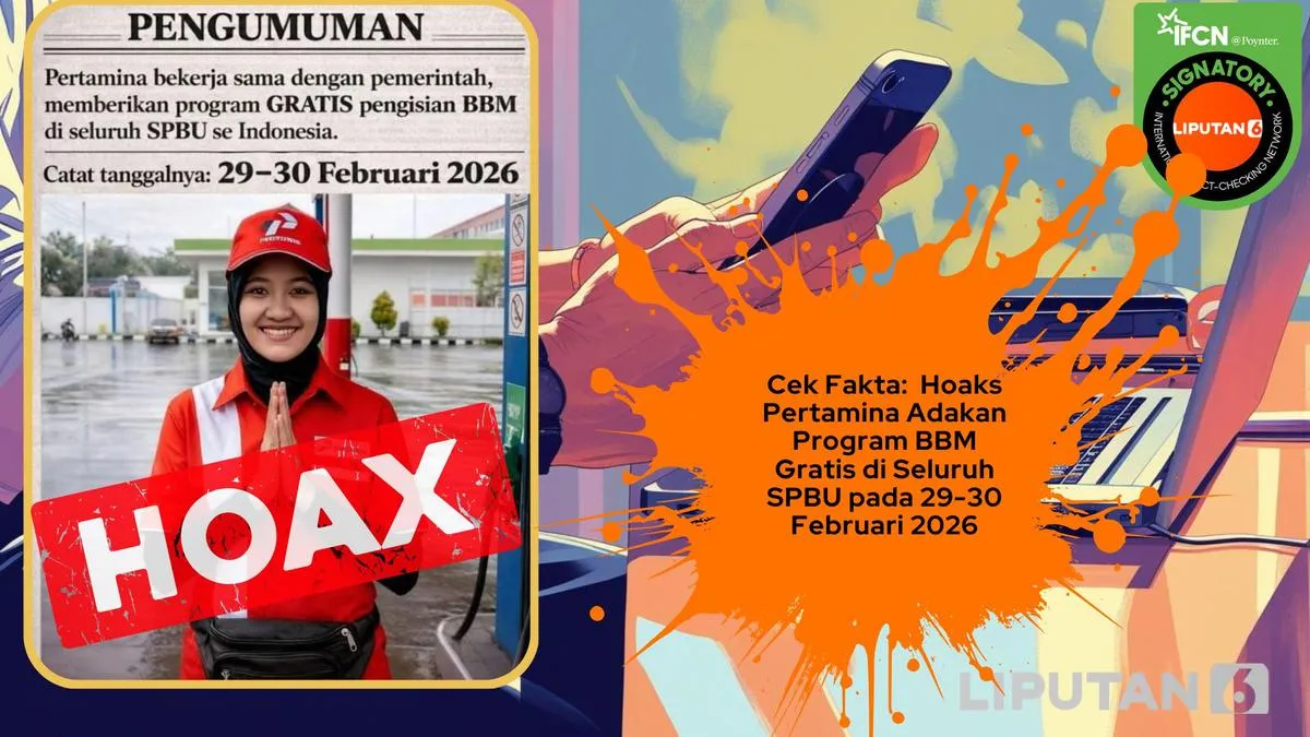 Cek Fakta: Klaim Pertamina Bagikan BBM Gratis di SPBU pada 29–30 Februari 2026 adalah Hoaks Berulang