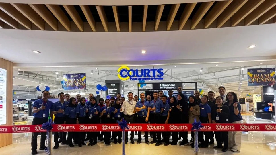 COURTS Resmikan Gerai Baru di Bintaro Jaya Xchange, Bidik Pasar Suburban