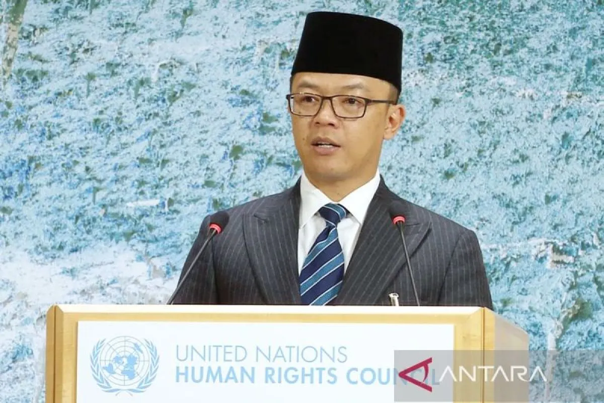 Di Sidang Dewan HAM PBB, Indonesia Tegaskan Komitmen Dorong Penyelesaian Konflik Global