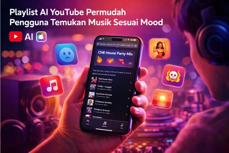 YouTube Rilis Fitur Playlist AI untuk Pelanggan Premium di iOS dan Android