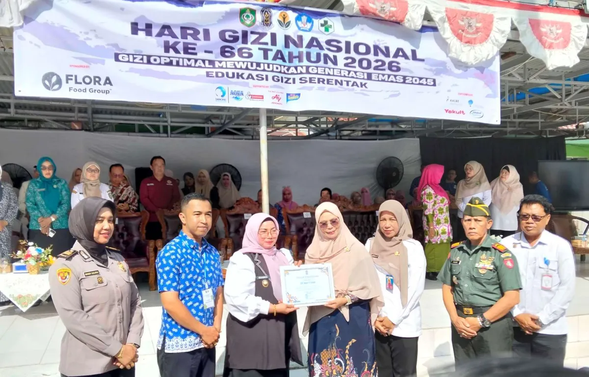SMPN 2 Sampit Wakili Kotim dalam Pemecahan Rekor MURI Edukasi Gizi Serentak Nasional