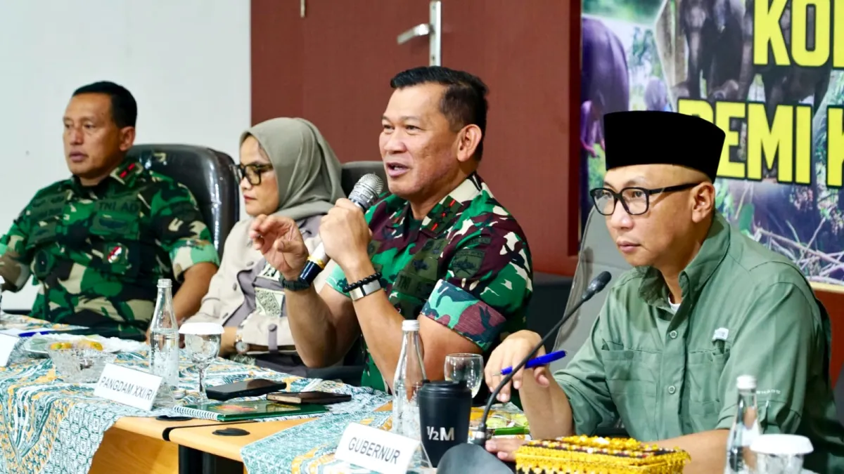 Pangdam XXI/Radin Inten Hadiri Dialog di Way Kambas, Dorong Langkah Strategis Tangani Konflik Gajah-Manusia