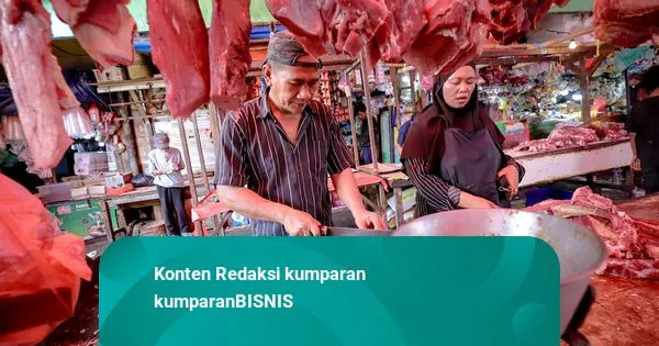 Pedagang Daging Sapi Kembali Berjualan Usai Sepakat Harga Sapi Hidup Rp 55 Ribu per Kg