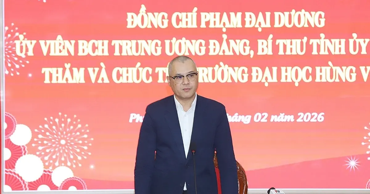 Sekretaris Partai Phu Tho Dorong Universitas Hung Vuong Jadi Pusat Riset dan Inovasi Regional