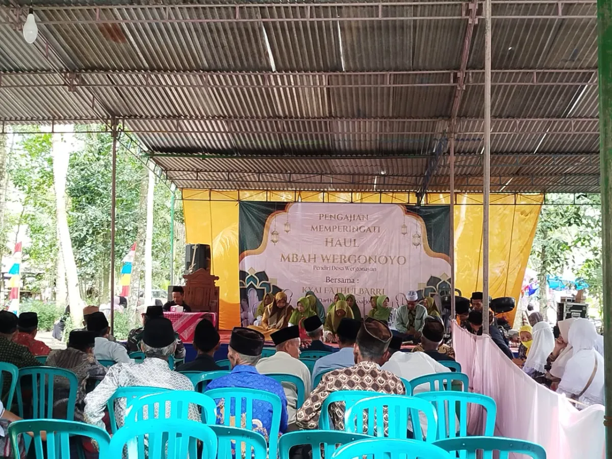 Warga Desa Wergonayan Kebumen Gelar Haul Perdana Pendiri Desa Mbah Wergonoyo