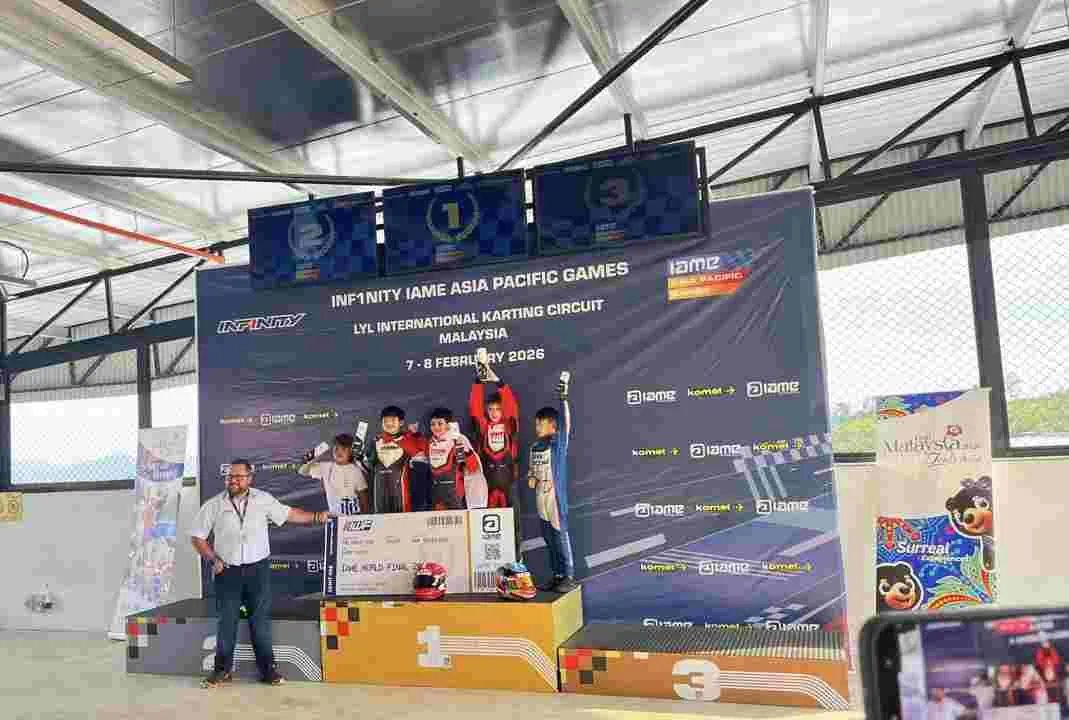 Darren Arthur Gani Jaga Tren Positif di Ajang Karting Nasional dan Asia Pasifik