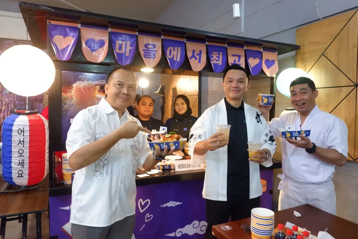 Aston Tanjung City Hotel Hadirkan Street Food Korea lewat Program “60 Seconds to Seoul”