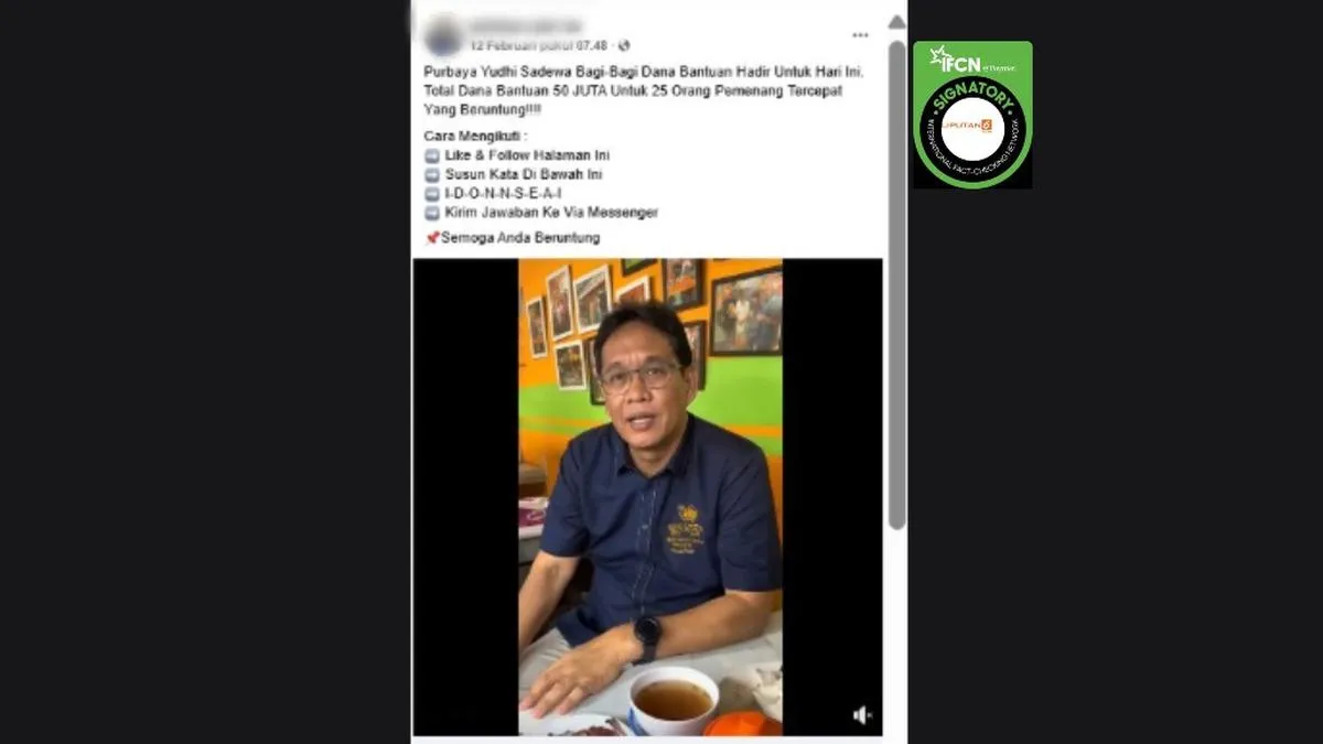 Hoaks Bantuan Dana Mengatasnamakan Pejabat Beredar di Media Sosial, dari Purbaya hingga Mahfud MD