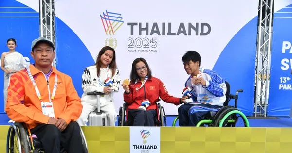 ASEAN Para Games ke-13: Perenang dan pecatur Vietnam menutup kompetisi dengan raihan emas dan rekor