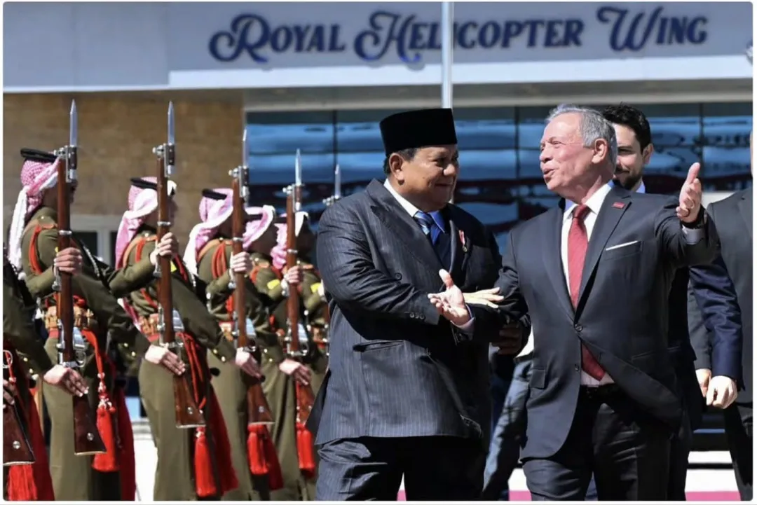 Prabowo Bertemu Raja Abdullah II di Amman, Indonesia-Yordania Sinkronkan Diplomasi untuk Palestina
