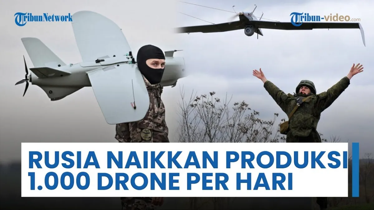 Ukraina Sebut Rusia Tingkatkan Produksi Senjata Serang dan Rudal, Targetkan 1.000 Drone per Hari
