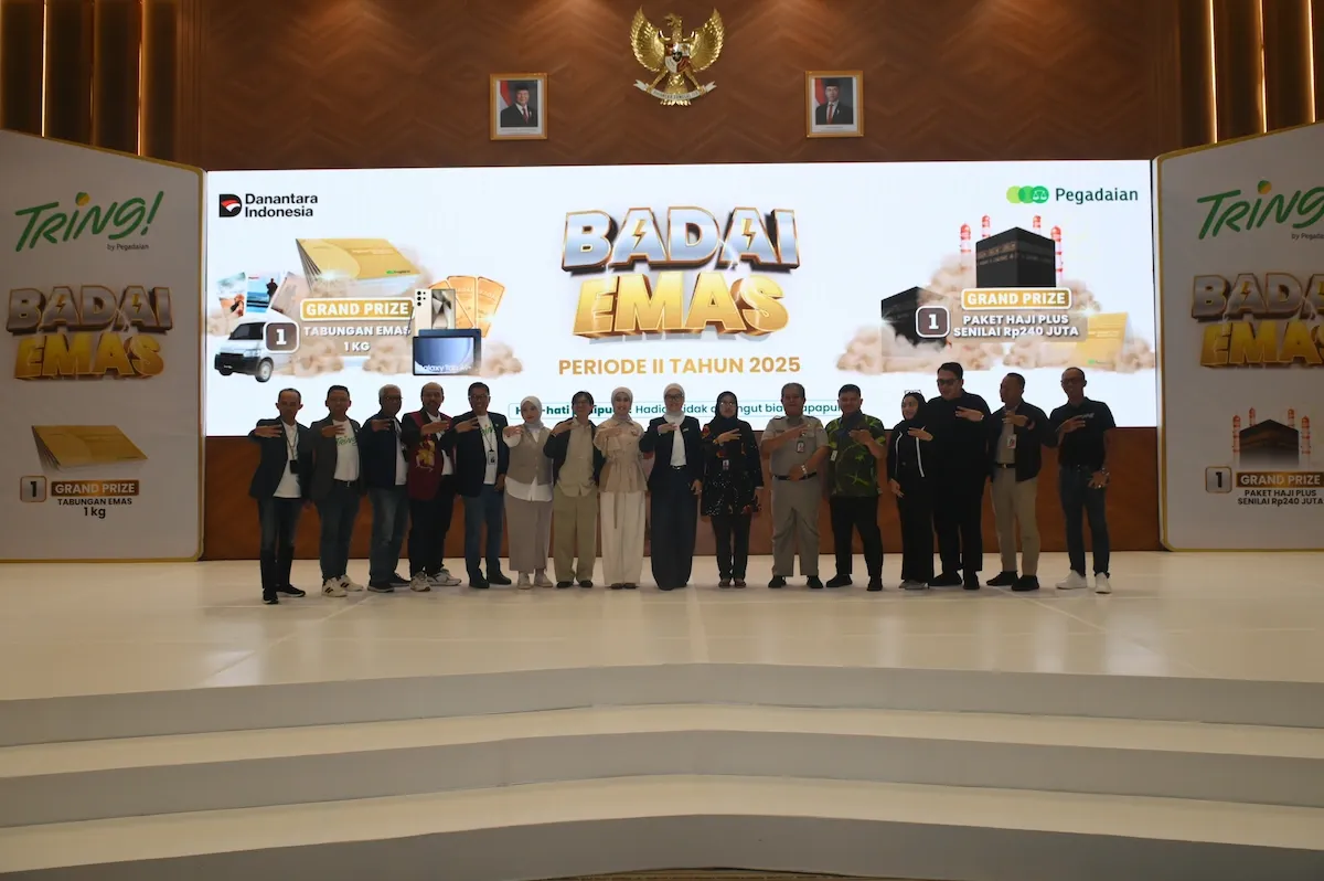 Pegadaian Umumkan Pemenang Badai Emas 2025 Periode II, Pengundian Digelar 20 Januari 2026
