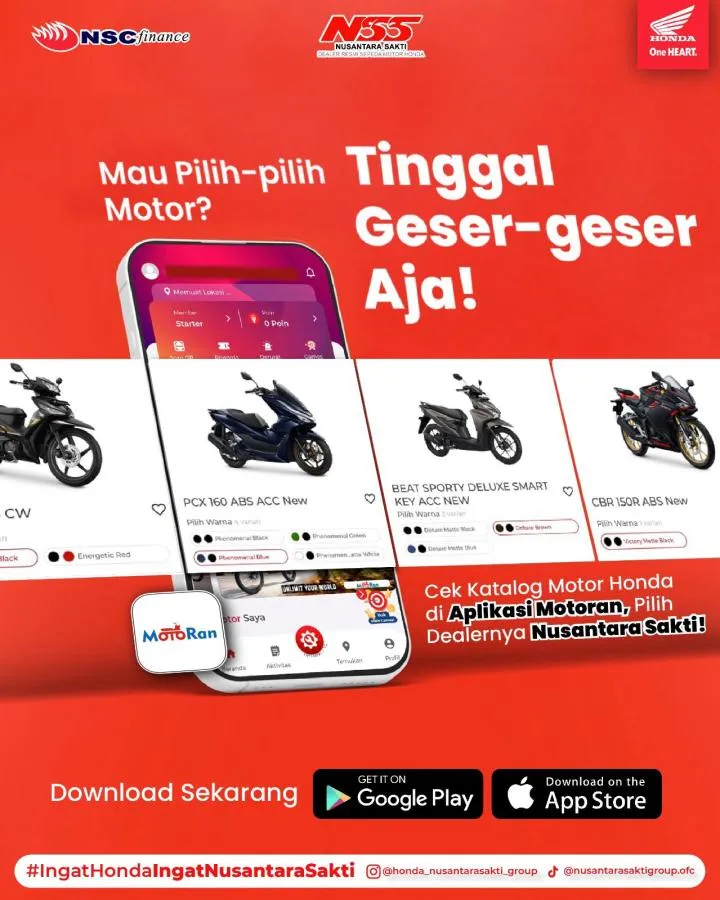Aplikasi Motoran Diperkenalkan untuk Memudahkan Warga Bandar Lampung Memilih Motor Honda