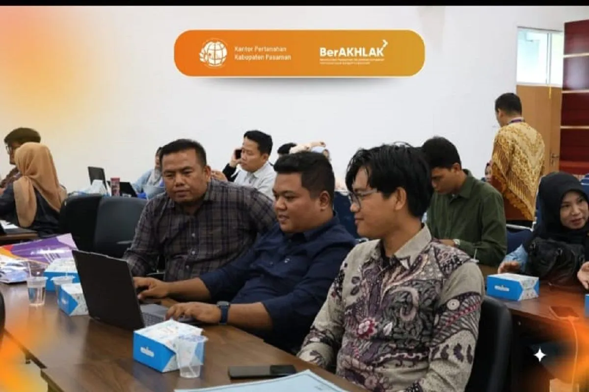 Pegawai Kantor Pertanahan Pasaman Ikuti Bimtek Pengisian SPT Tahunan via Coretax