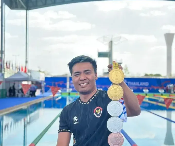 Bayu Putra Yuda Sumbang Lima Medali Renang di ASEAN Paragames Thailand
