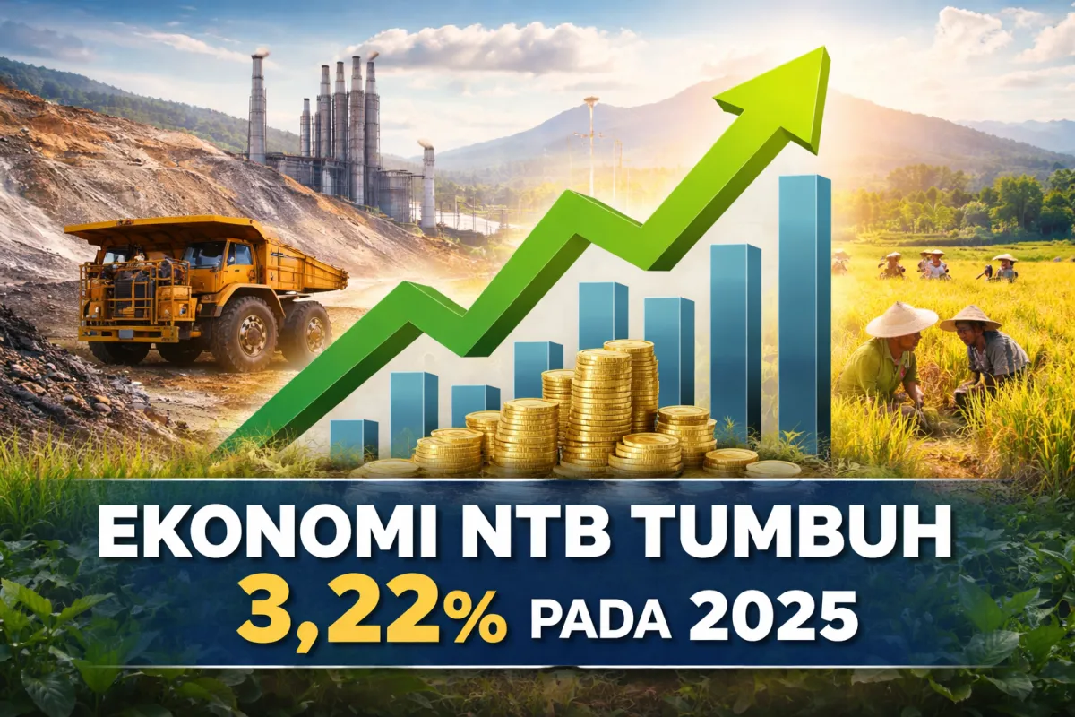 BI: Ekonomi NTB 2025 Tumbuh 3,22 Persen, Ditopang Pulihnya Ekspor Konsentrat Tembaga