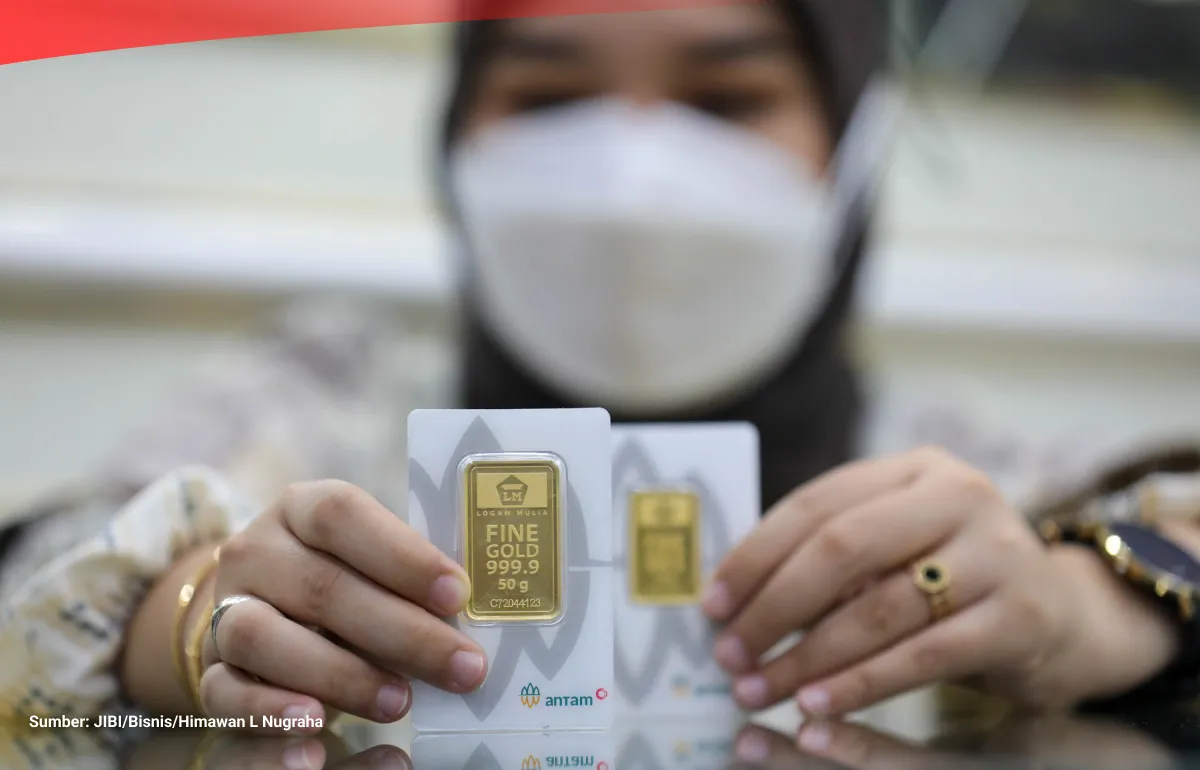 Harga Buyback Emas Antam Stagnan di Rp2.722.000 per Gram pada 25 Januari 2026