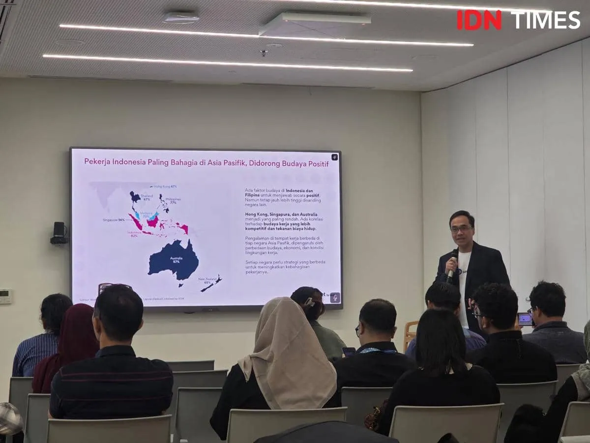 Survei Jobstreet by SEEK: 82 Persen Pekerja Indonesia Mengaku Bahagia, Tertinggi di Asia Pasifik