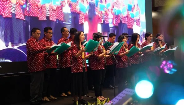 Hutama Karya, Waskita Karya, dan Wijaya Karya Gelar Natal Bersama BUMN Karya 2025