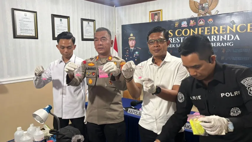 Polisi Ungkap Produksi Pil Ekstasi Oplosan di Kos Samarinda, Dua Residivis Ditangkap