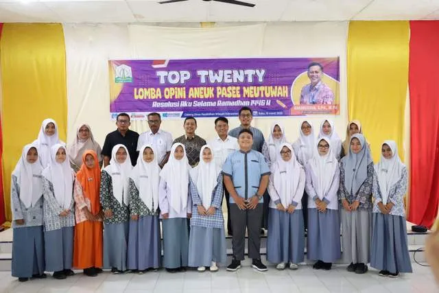 Pelajar SMA di Aceh Utara Antusias Ikuti Top Twenty Lomba Opini Akhir Ramadan