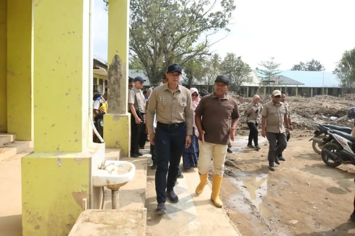 AHY Tinjau SMPN 1 Karang Baru, Dorong Percepatan Pemulihan Sekolah Pascabencana di Aceh Tamiang