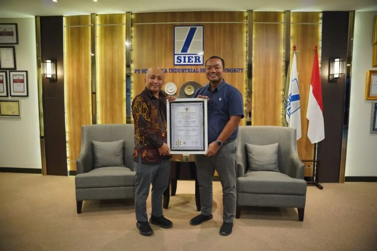 PT SIER Raih Sertifikat SMK3 dari Kementerian Ketenagakerjaan
