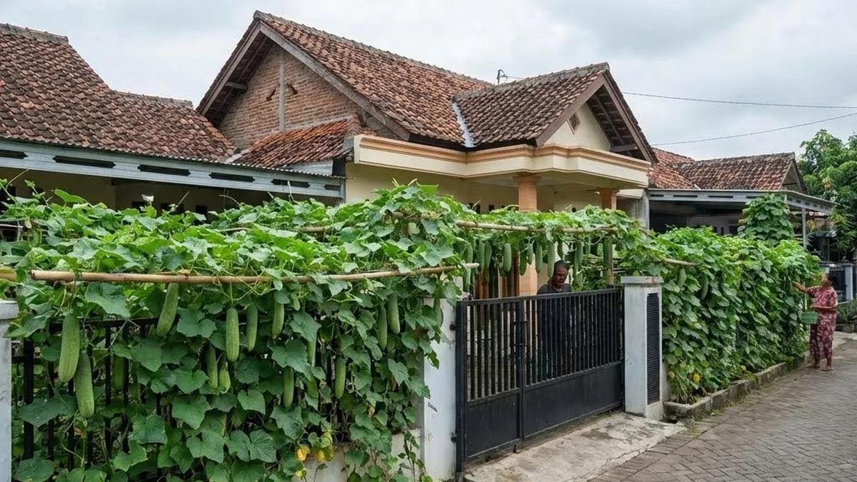 14 Sayuran Merambat yang Cocok Ditanam di Pagar untuk Lahan Terbatas