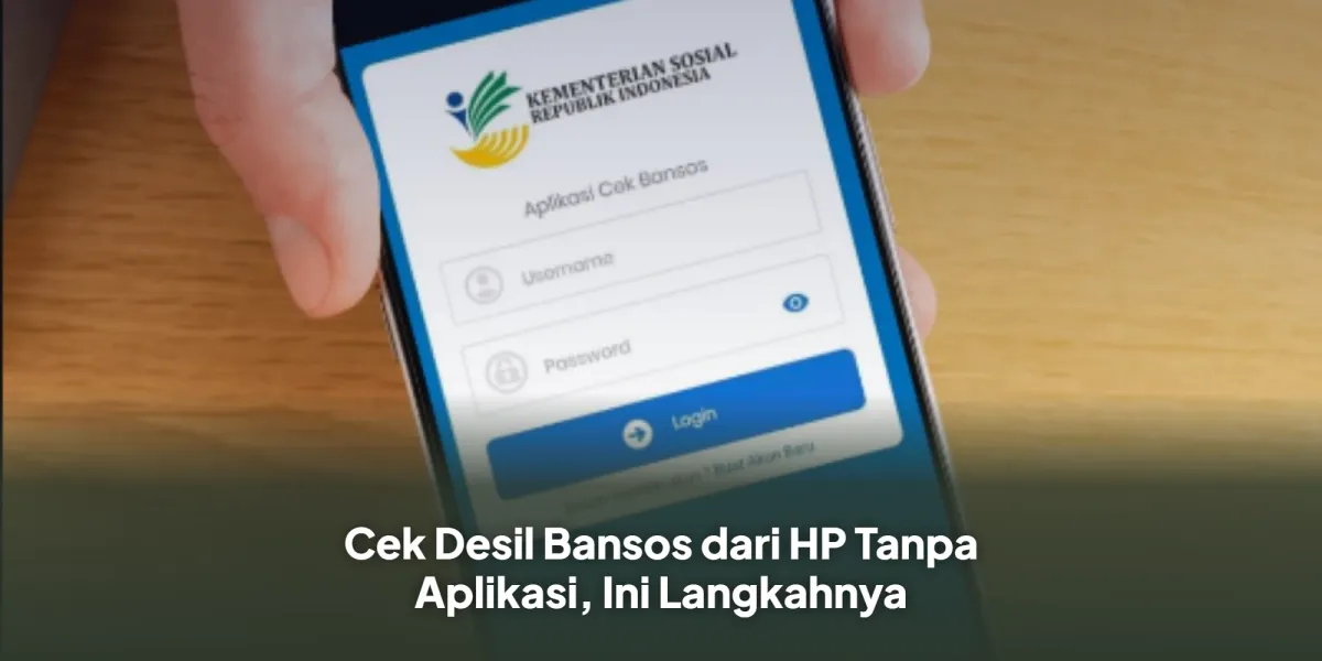 Cara Cek Desil Bansos dari HP Tanpa Aplikasi: Pengertian dan Fungsinya
