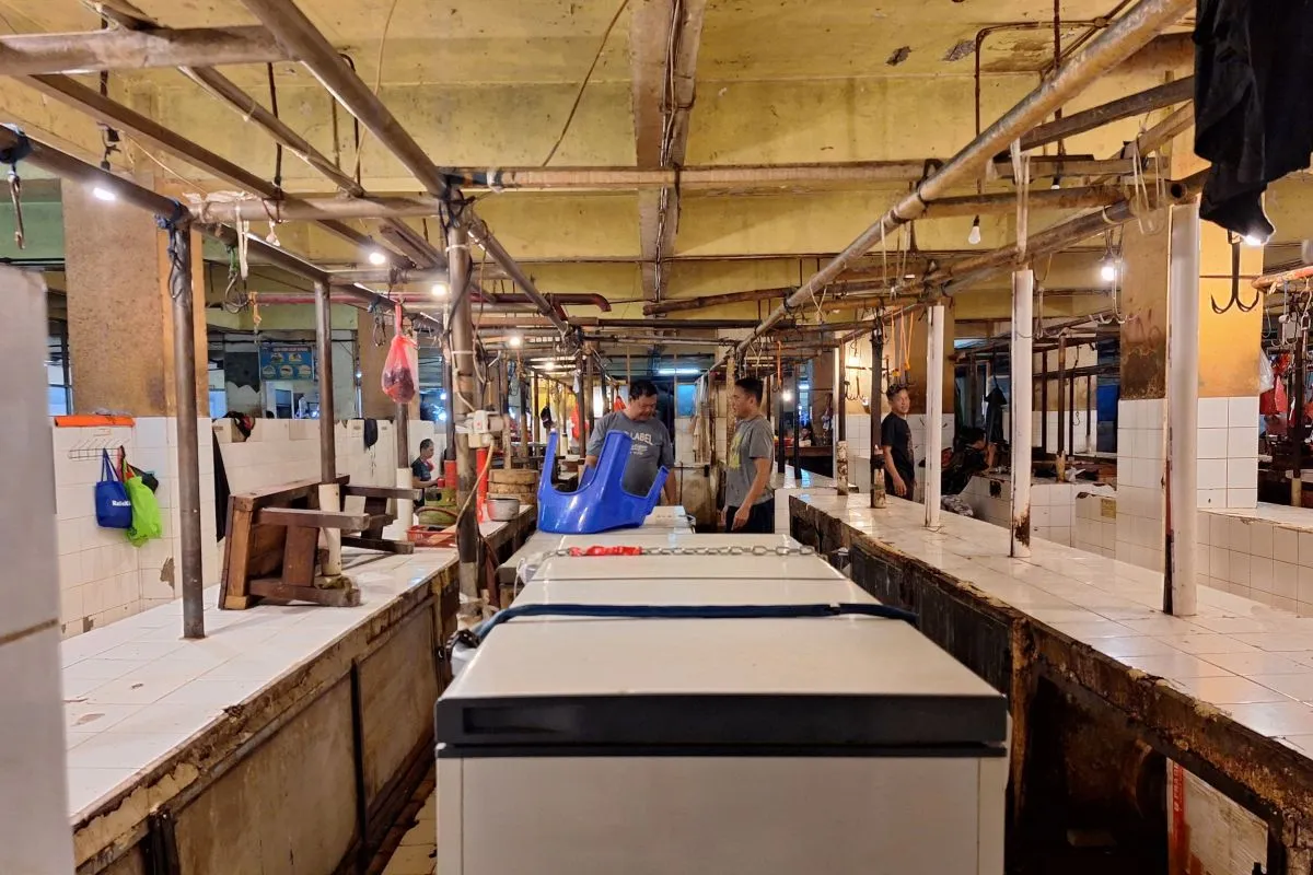 Pedagang Daging Sapi di Pasar Kebayoran Lama Masih Sepi Meski Ada Instruksi Mentan