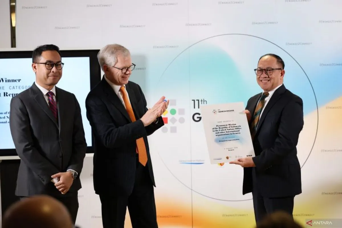 PTRI Jenewa Raih Penghargaan Geneva Engage Awards atas Upaya Diplomasi Digital