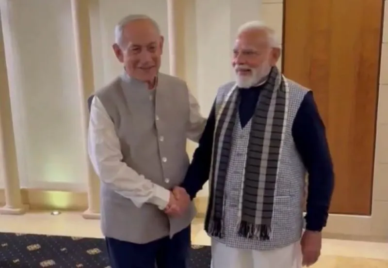 Netanyahu Kenakan Kurta dan Nehru Jacket Saat Jamuan untuk Modi di Yerusalem