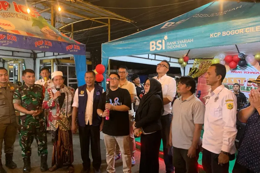 Night Street Food di Pasar Cileungsi Ramai Dikunjungi, Perumda Pasar Tohaga Dorong UMKM
