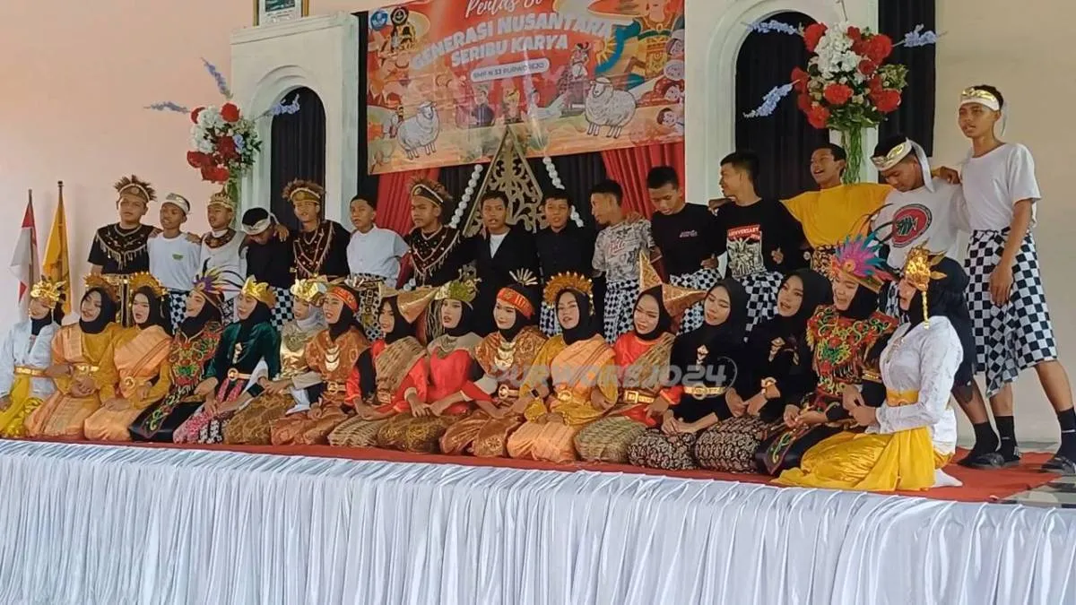 SMP Negeri 33 Purworejo Gelar Pentas Seni Generasi Nusantara sebagai Ujian Praktik Musik Kelas IX