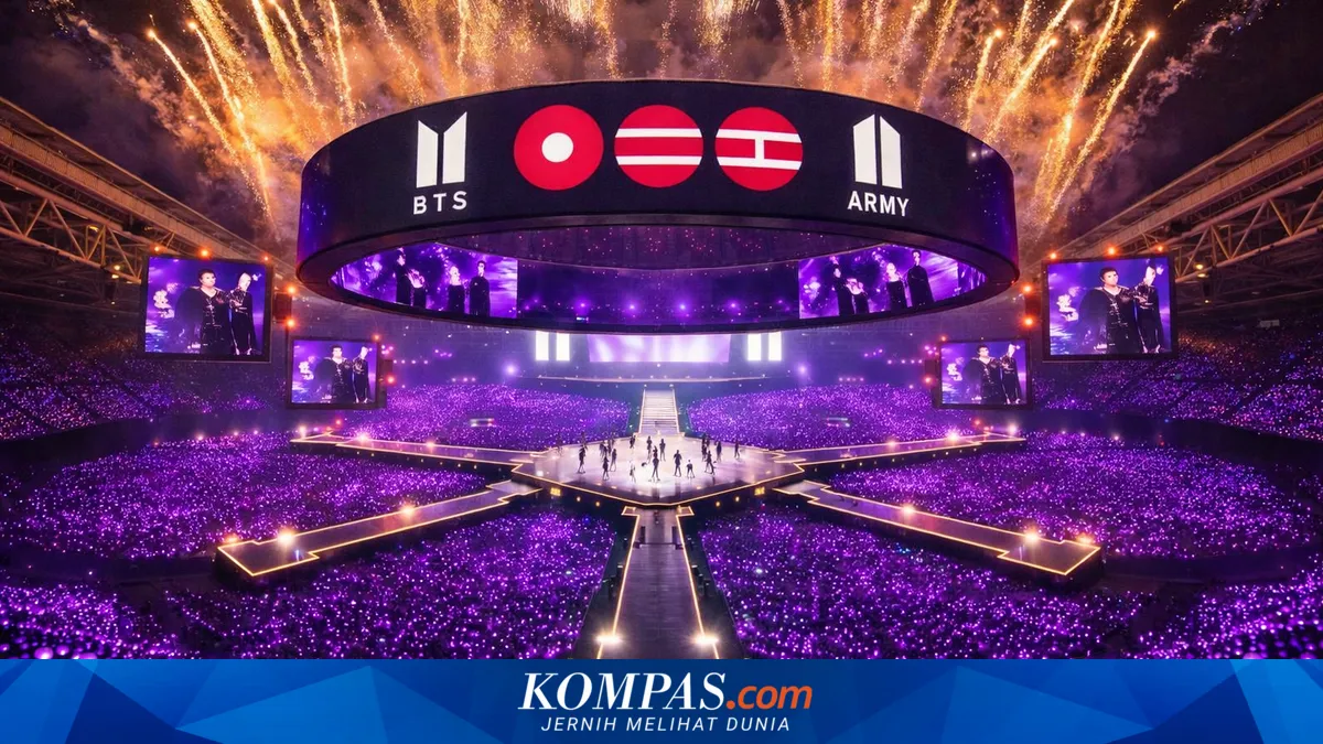 BTS Umumkan World Tour 2026–2027: 79 Konser di 34 Kota, Panggung 360 Derajat Jadi Sorotan