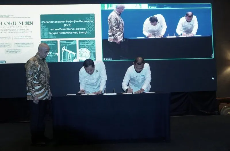 PHE Teken Kerja Sama dengan Pusat Survei Geologi untuk Kajian Potensi Migas dan Hidrogen Alami