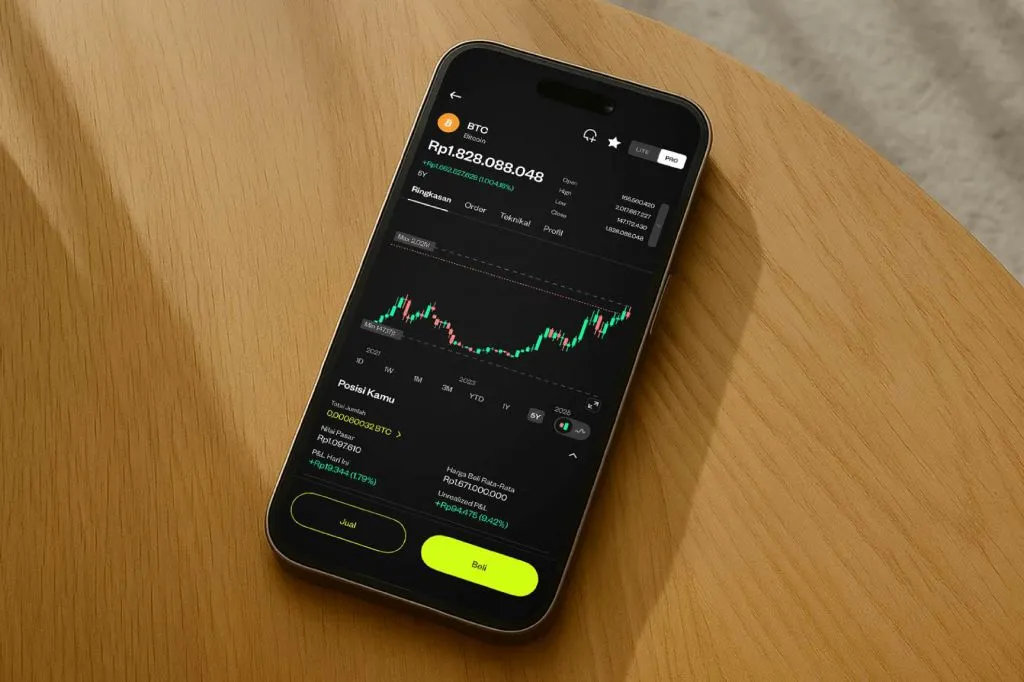 Lima Aplikasi Trading Kripto yang Banyak Digunakan di Indonesia, Ini Perbandingannya