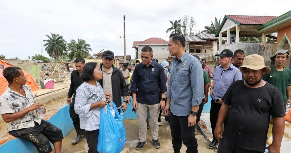 Usai Resmikan Huntara, AHY Tinjau Pemulihan SMPN 1 Karang Baru di Aceh Tamiang