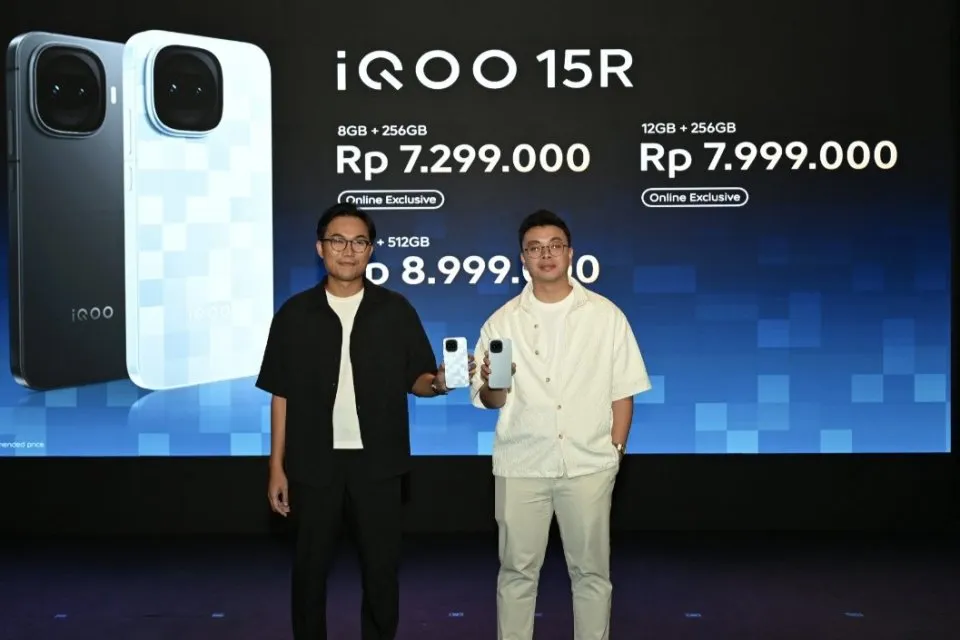iQOO 15R Meluncur di Indonesia: Snapdragon 8 Gen 5, Layar AMOLED 144 Hz, Harga Mulai Rp 7,2 Jutaan