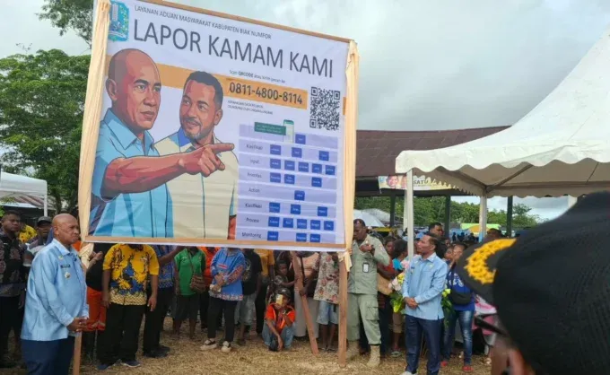 Pemkab Biak Numfor Luncurkan Layanan Aduan Warga Lewat Aplikasi “LAPOR KAMAM KAMI”