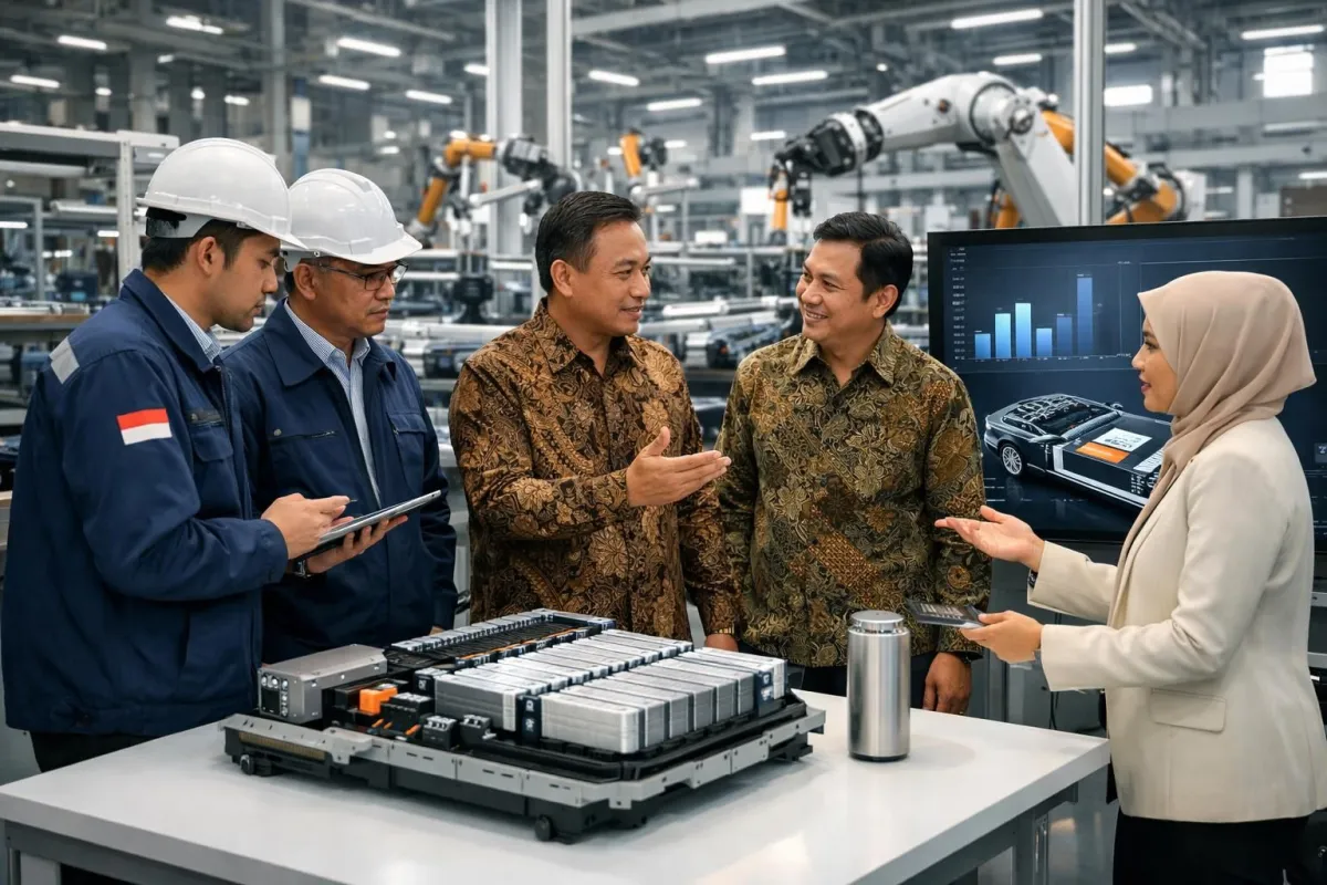 Kemenperin Percepat Investasi Pabrik Baterai Kendaraan Listrik Lewat TKDN, Insentif, dan Kepastian Pasar
