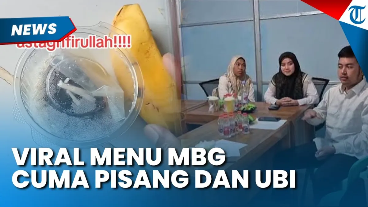 SPPG Mustika Jaya Bekasi Klarifikasi Menu MBG Ubi dan Pisang yang Viral: Disebut untuk Satu Hari, Menu Basah Tetap Dibagikan