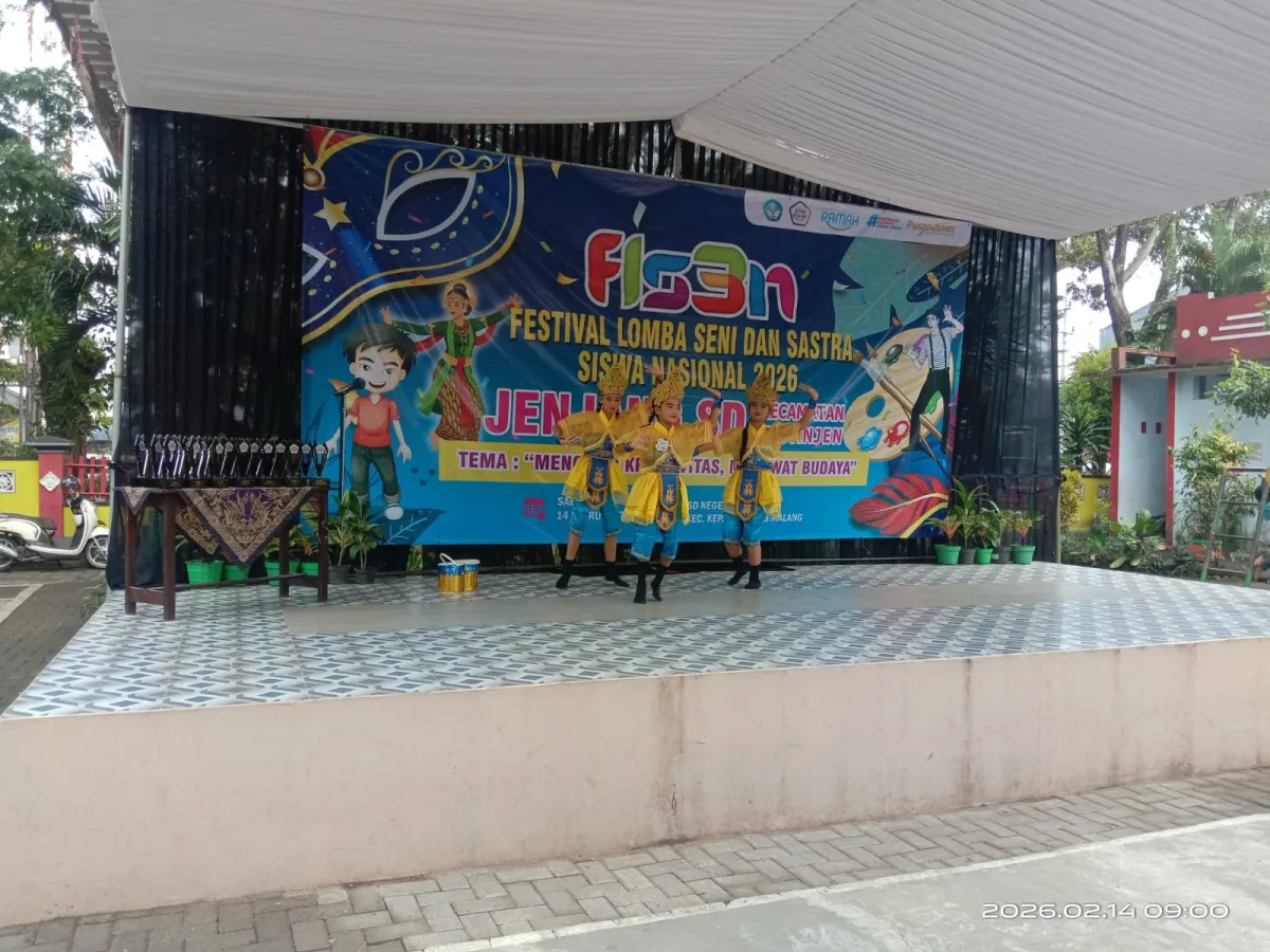 FLS3N 2026 SD se-Kabupaten Malang Resmi Dibuka, Angkat Kreativitas Berbasis Budaya Lokal