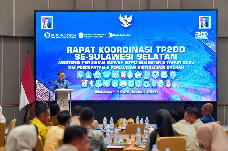 TP2DD Sulsel dan Bank Indonesia Perkuat Kolaborasi Percepat Digitalisasi Keuangan Daerah