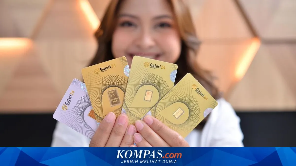 Harga Emas Pegadaian Naik pada 25 Januari 2026, Galeri 24 dan UBS Menguat