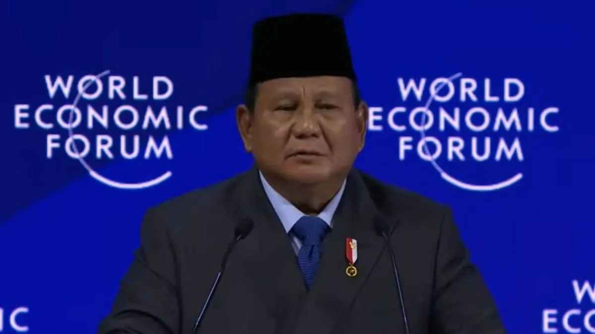 Prabowo di WEF Davos: Perdagangan Adil Tidak Mengancam Kedaulatan Negara