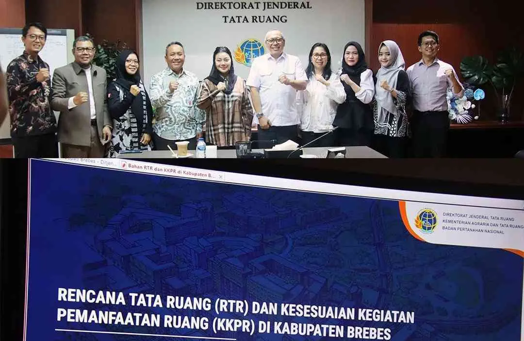 Ditjen Tata Ruang Bahas Pelaksanaan KKPR dan Peninjauan Kembali RTRW Bersama Pemkab Brebes